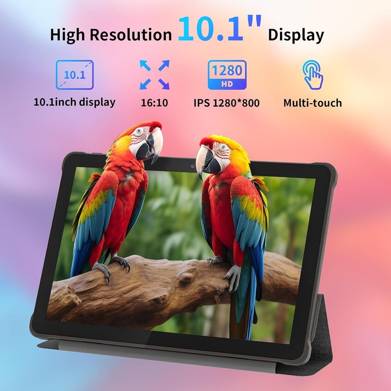 TabneraX 10 inch Android Tablet: Octa-Core, 7000mAh, with Stand Case, IPS HD Display, Wi-Fi 6, OTG, Metal Body – Fast & Portable Tablet for Work & Entertainment, 2-Year Protection, 8GB RAM 64GB, Android 15 - Image 5
